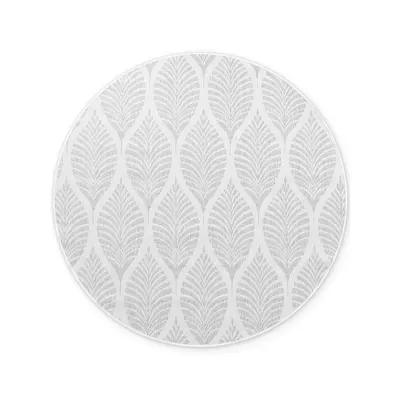 Covor pentru exterior și interior gri/fildeș rotund ø 160 cm Duet Liora – NORTHRUGS