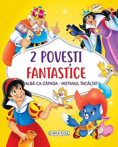 2 Povești fantastice. Albă-ca-Zăpada. Motanul încălțat - Hardcover - ***