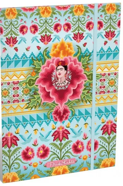 Mapa cu elastic A4 Lizzy Card - Frida Kahlo Cielo azul