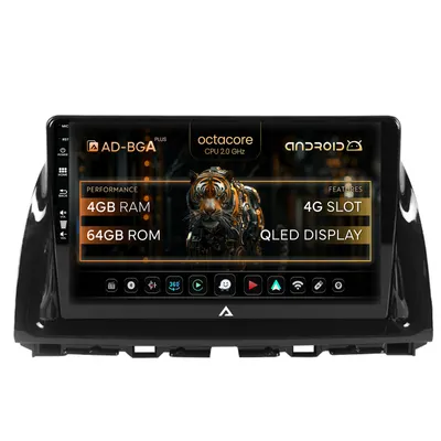 Navigatie Mazda CX-5 (2012-2015), Android, A-Octacore 4GB RAM + 64GB ROM, 10.1 Inch - AD-BGA10004+AD-BGRKIT319
