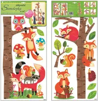Metru de perete pentru copii Andel Prerov - Animale sălbatice, 120-32 cm