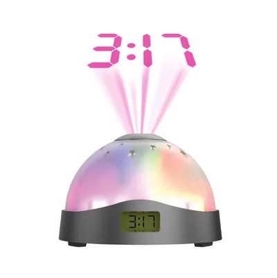 Ceas digital multicolor cu alarma si proiectie ora pe tavan