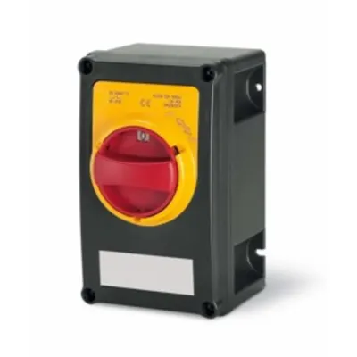 Intrerupator separatorn40A 4P IP66 115x190x128mm II 2D GENERAL GREY/BLACK