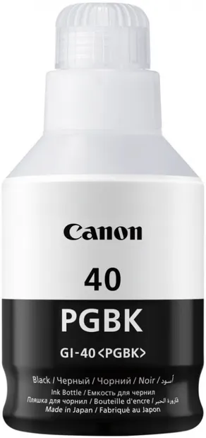 Sticlă cu cerneală Canon - GI-40BK, pentru Canon G6040/G5040/GM2040, negru