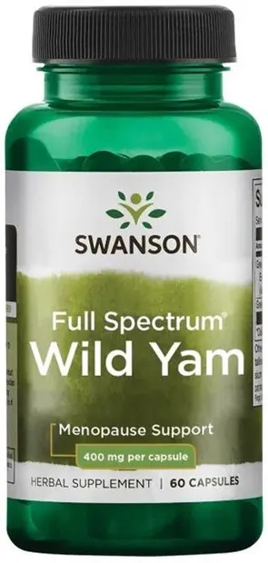 Full Spectrum Wild Yam, 400 mg, 60 capsule, Swanson