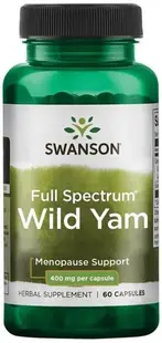 Full Spectrum Wild Yam, 400 mg, 60 capsule, Swanson