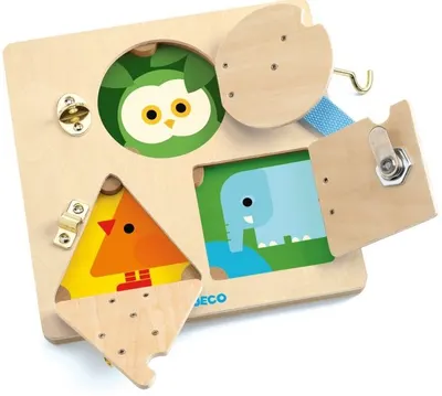 Djeco Puzzle din lemn Lockbasic