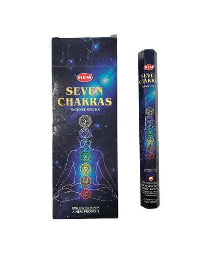 Betisoare parfumat SEVEN CHAKRAS Set 6 buc