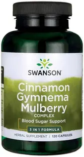 Cinnamon, Gymnema and Mulberry, 120 capsule, Swanson