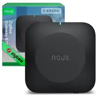 Hub Smart Gateway NOUS E15, Zigbee 3.0, Wi-Fi Dual-Band (2.4/5 GHz), Suport 128 Dispozitive, USB Type-C, Alb