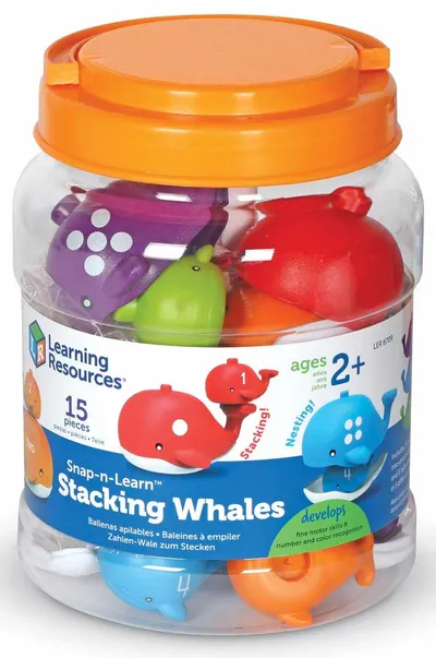 Joc de logică Learning Resources - Balene amuzante