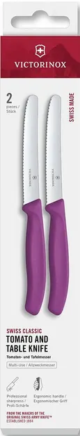 Set de cuțite de bucătărie Victorinox Swiss Classic – 2 bucăți, violet