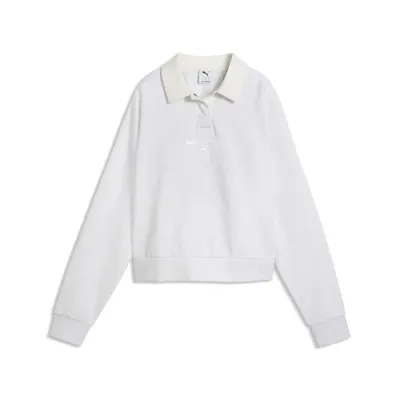 PUMA Class Relaxed Fleece-Langarm-Polo Damă PUMA