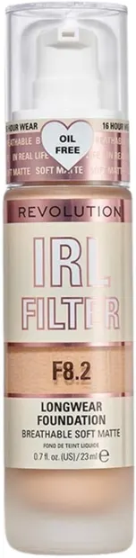 Makeup Revolution Fond de ten de lunga durata IRL Filter, F8.2, 23 ml