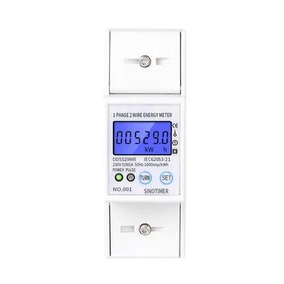 Contor monofazat de energie electrica 230V AC 50Hz 5(80)A ecran digital LED iluminat DDS529MR