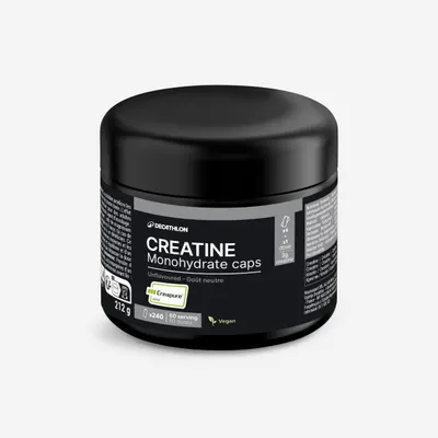 Creatină monohidrat Creapure® gust neutru, 240 capsule
