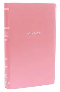 NKJV, Gift and Award Bible, Leather-Look, Pink, Red Letter Edition