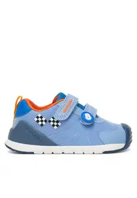 Pantofi sport copii - textil - albastru - velcro