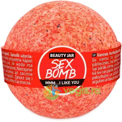 Bila de Baie Efervescenta cu Aroma de Capsuni Sex Bomb 150g