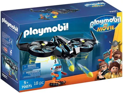 Constructor pentru copii Playmobil - Robot cu drona
