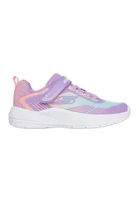 Pantofi sport de plasa si piele ecologica Microspec Advance Oasis - Turcoaz/Piersica/Ametist