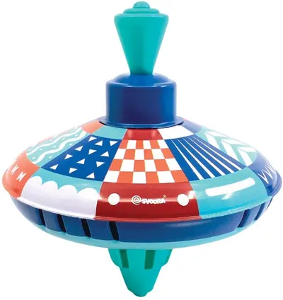 Jucărie Svoora - Pompon metalic retro Fantasia, Cyan