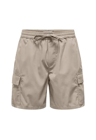 Pantaloni scurti sport barbati Sons - 22034462 - Bumbac/Poliester - 54697 - Bej
