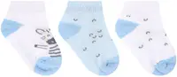 Șosete de vară pentru bebeluși KikkaBoo Stripy Friends - 1-2 ani, 3 buc