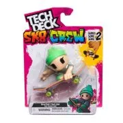 Tech Dech Sk8 Crew Pachet Placa si Figurina 9. 6cm Sapca Verde