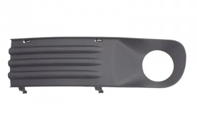Grila bara fata Stanga cu locas proiector plastic, gri potrivit VW MULTIVAN V, TRANSPORTER V 2003-2015