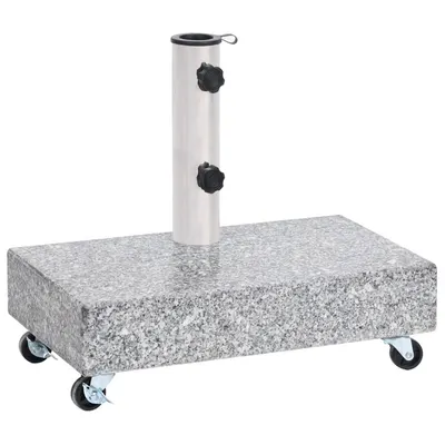 Gossi baza pentru umbrela, gri deschis, 45x25x8,3 cm, granit