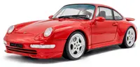 Model de colecționar SOLIDO Modern: Mașini - Porsche 911 (933) Carrera RS Coupe, Indian Red, 1997