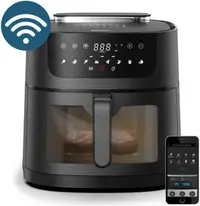 Friteuză cu aer cald Rohnson - R-2858, 1800W, 8 l, negru