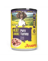 Hrană umedă câini monoproteică Josera Meat Lovers Pure Turkey 400 g