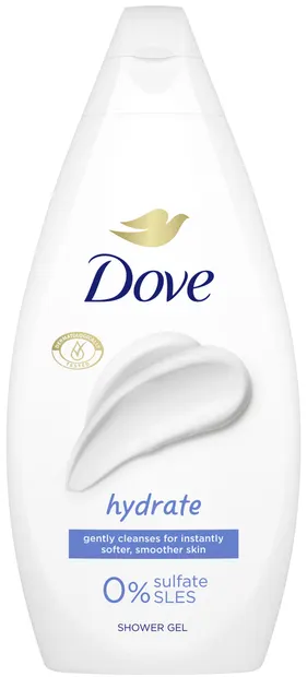 Dove Essential Care Gel de duș Hydrate, 450 ml