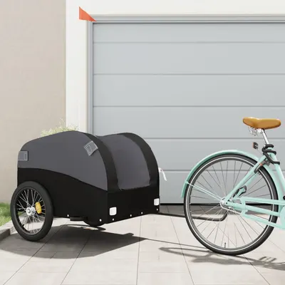 Gossi remorca pentru biciclete, negru, 45 kg, fier