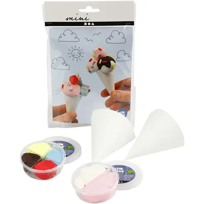 Set de creație cu plastilină fină - 2 Înghețate