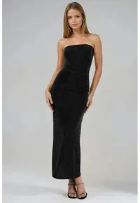 Rochie Maxi Femei Mulata - Negru - Jerseu