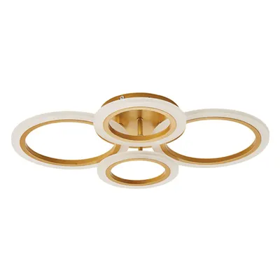 Lustra Oro LED 56W 56cm 3500-6000K cu telecomanda, Erste