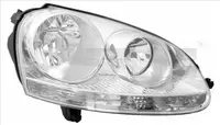 Far dreapta (H7, reglaj electric, cu motoras, fundal cromat) VW GOLF V, JETTA III