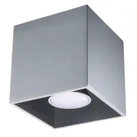 Corp de iluminat pentru tavan QUAD 1 gri