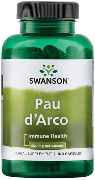 Pau d’Arco, 500 mg, 100 capsule, Swanson