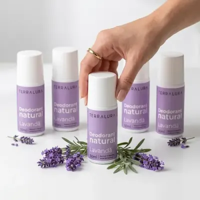 Pachet VEDETĂ Deodorant natural roll-on Lavandă 4+1 CADOU | Terralura