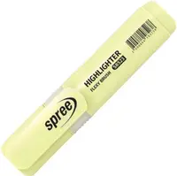 Marker text Spree Flexy Brush - Pastel, galben