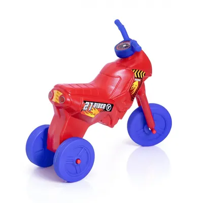 Tricicleta copii fara pedale Guclu Toys Junior Red, potrivita pentru copii cu varsta cuprinsa intre 2 si 5 ani