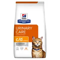 HILL'S Prescription Diet c/d Urinary, Pui, dietă veterinară pisici, hrană uscată, afecțiuni urinare HILL'S Prescription Diet c/d Urinary, Pui, dietă veterinară pisici, hrană uscată, sistem urinar, 8kg