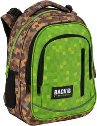 Rucsac școlar BackUp Pixels - cu 3 compartimente