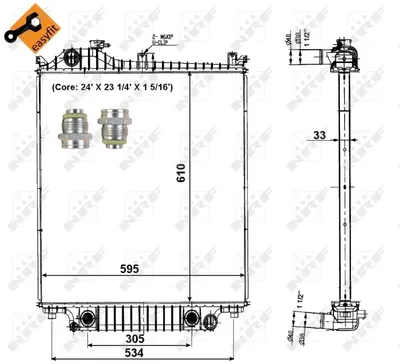 Radiator racire motor potrivit FORD USA EXPLORER 4.0 4.6