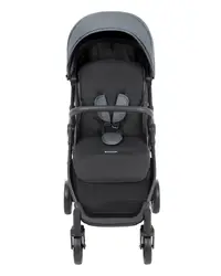 Carucior copii KikkaBoo Alexa Gri deschis cu spatar reglabil 4 pozitii,pliere compacta,pana la 22kg,roti eva pivotante,baldachin reglabil cu extensie si viziera