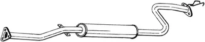 Toba esapament mijloc HONDA CRX III 1.6 intre 1992-1998